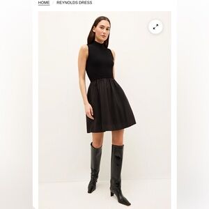Marie Oliver Reynolds Dress Black NWT Sz Small Retails for $298